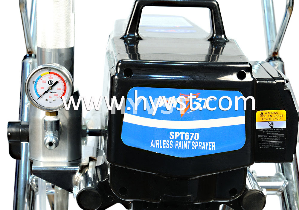 SPT670 Professional Electric Airless Paint Sprayer With Piston Pump