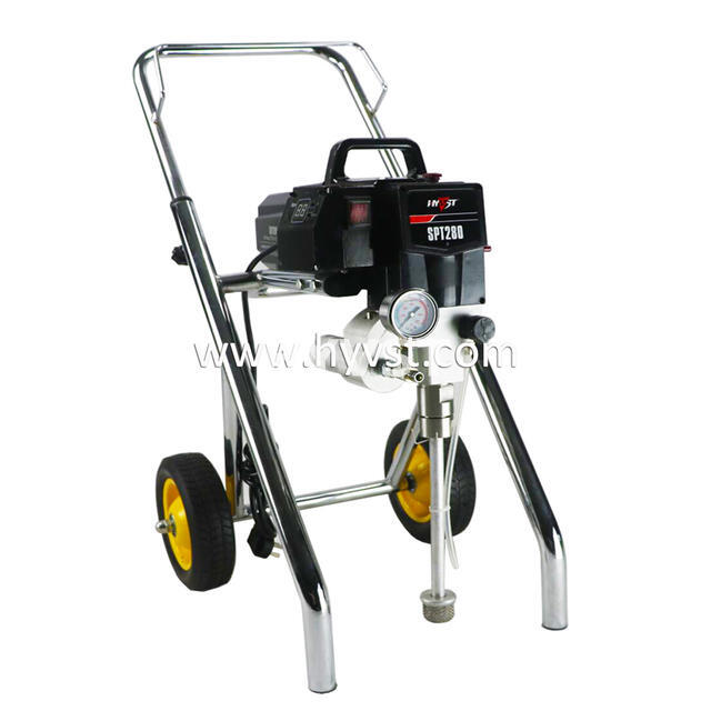 What are the main components of Airless paint sprayer?