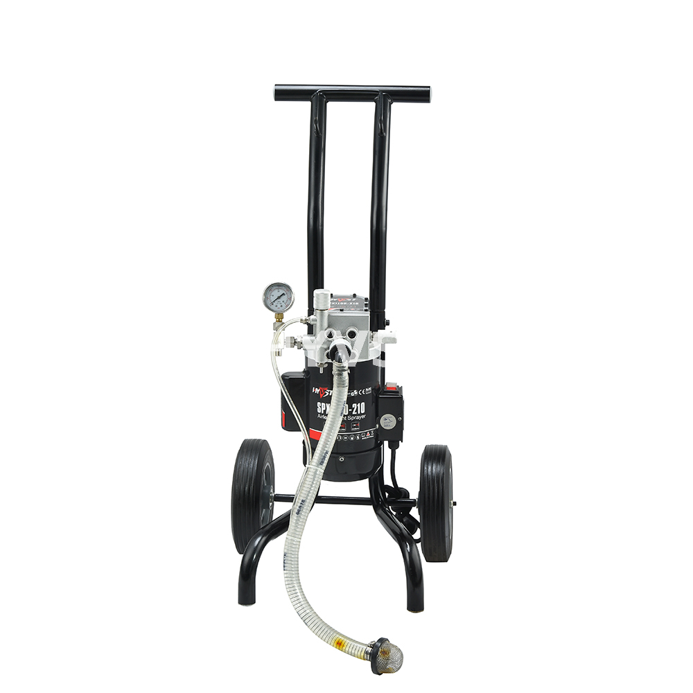 SPX1150-210 Cart Mounted High Efficiency Outdoor Diaphragm Pump Airless Paint Sprayer