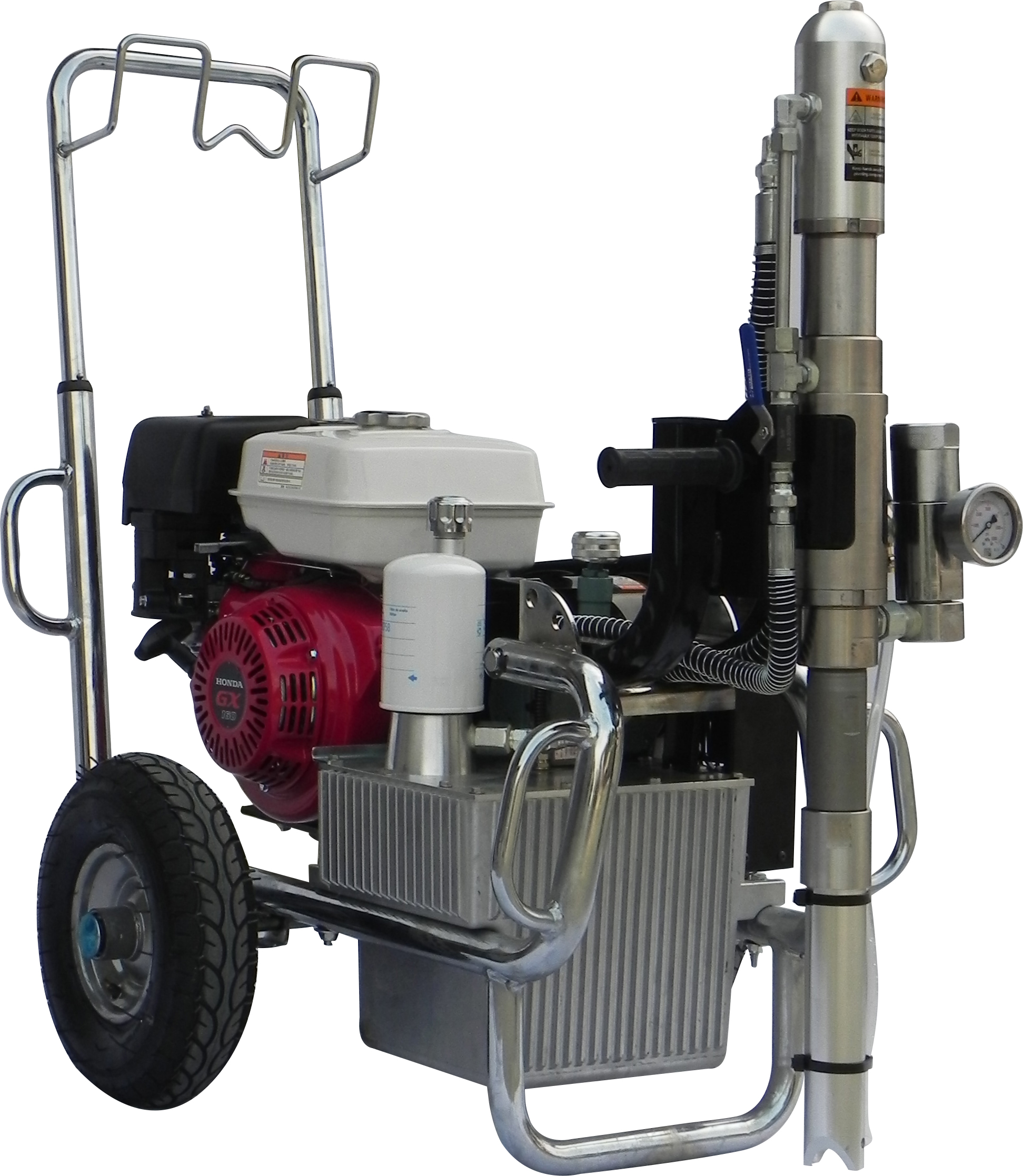 SPT8200 Gas Driven Hydraulic Airless Paint Sprayer With Engine