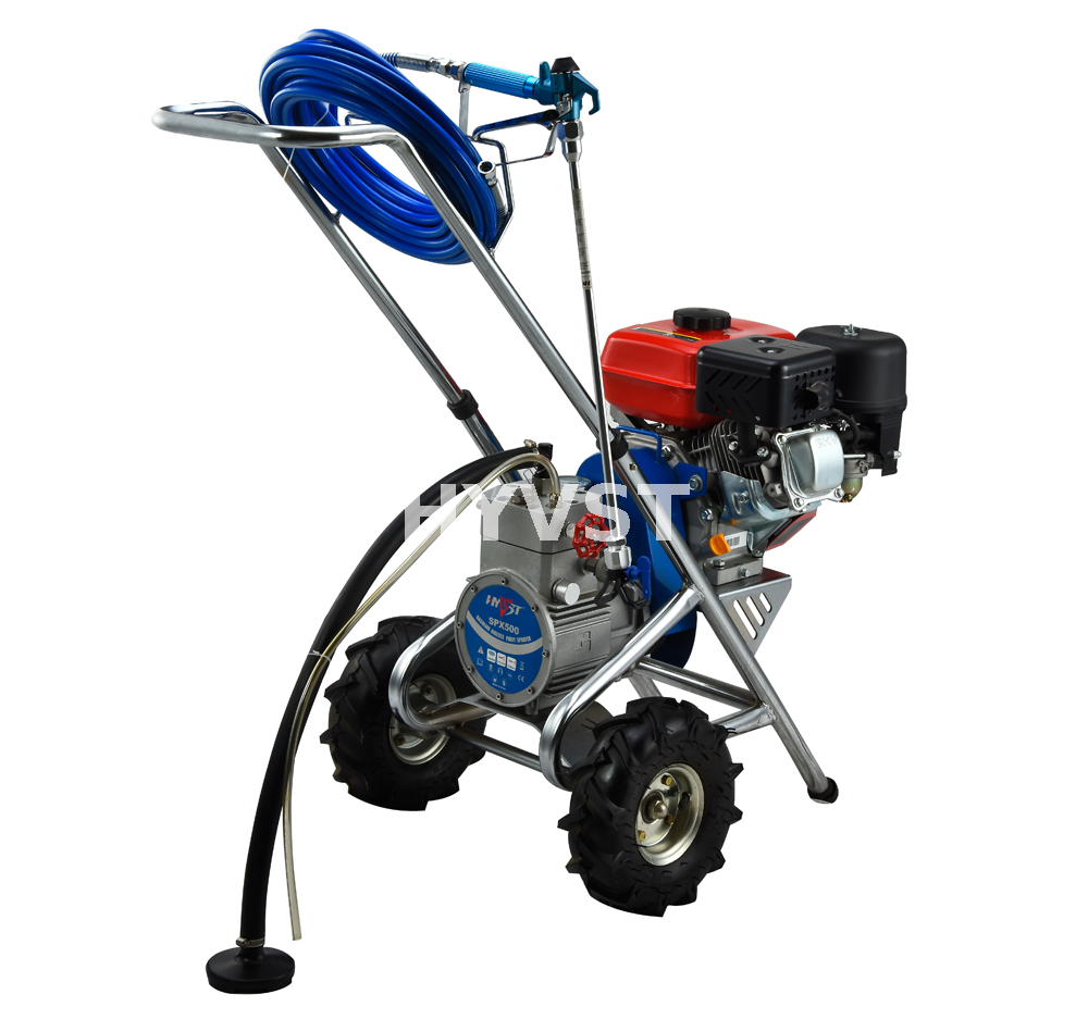 SPX500 Hydraulic High Efficiency Painting Diaphragm Pump Airless Paint Sprayer