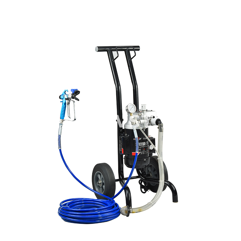 SPX1150-210 Cart Mounted High-Pressure Paint Diaphragm Pump Airless Paint Sprayer